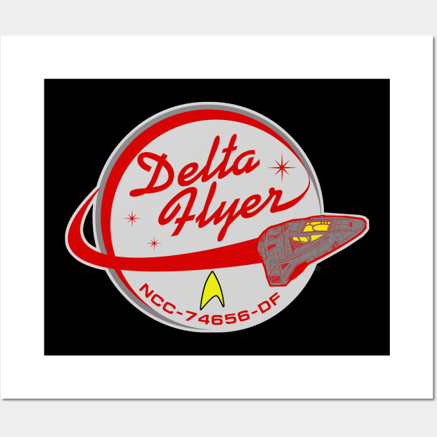 Delta Flyer Patch Wall Art by PopCultureShirts